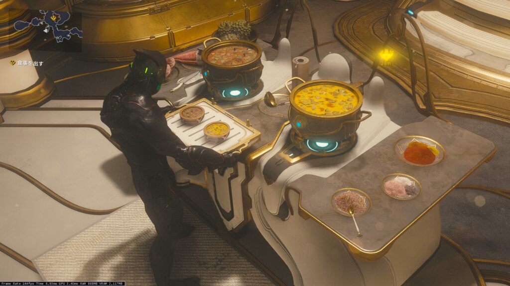 手料理するパパ